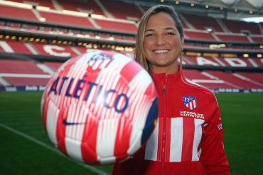 A través de un comunicado, el cuadro rojiblanco hizo oficial la incorporación de la futbolista venezolana de 20 años. Foto: Twitter, @AtletiFemenino.