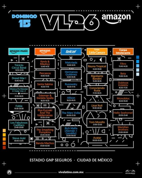horarios vive latino 2026