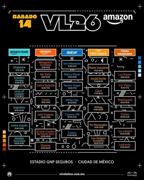 horarios vive latino 2026