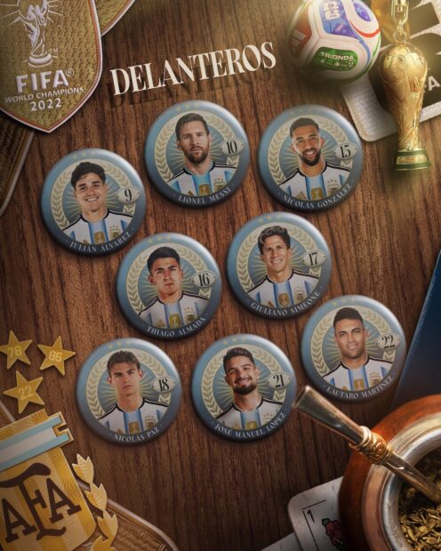 argentina delanteros mundial 2026