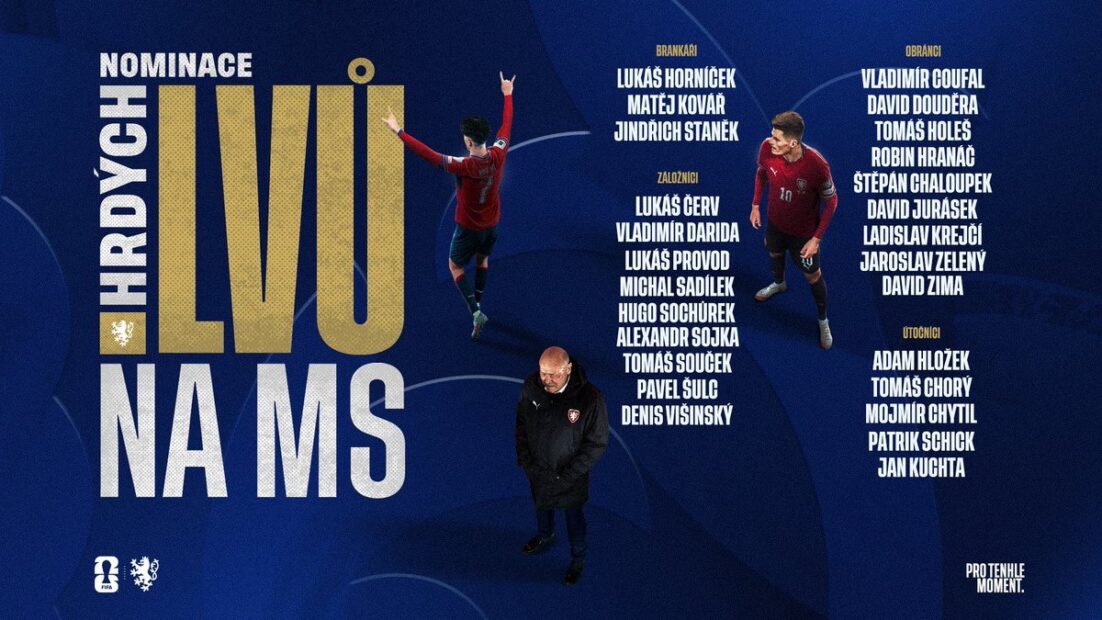 Lista oficial de Chequia para el Mundial 2026